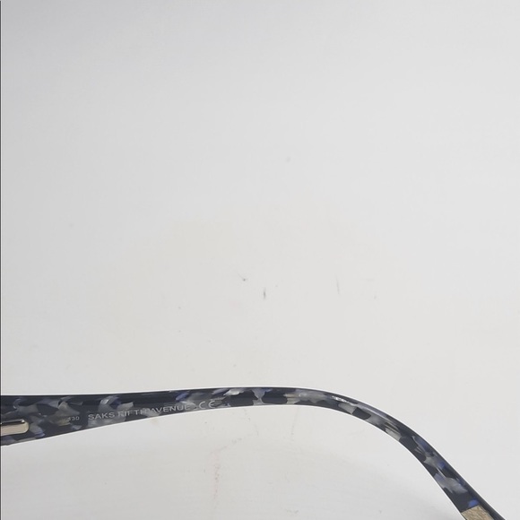 Saks FifthAvenue6715 Silver Oval Sunglasses Frames - Picture 6 of 6